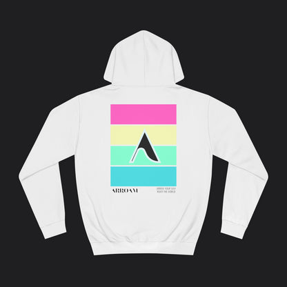 ARROAM The Hoodie White Signature Series Back