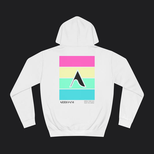 ARROAM The Hoodie White Signature Series Back