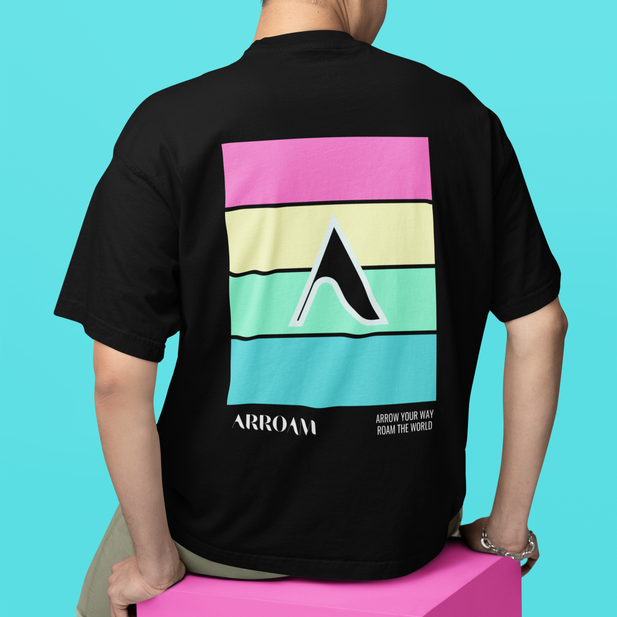 ARROAM The Tee Black Signature Series Back